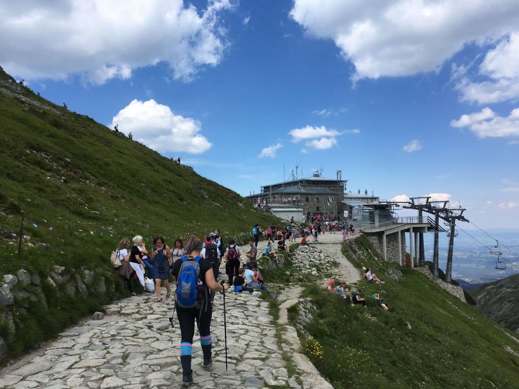 Kasprowy wierch - pěší trasy a lanovka